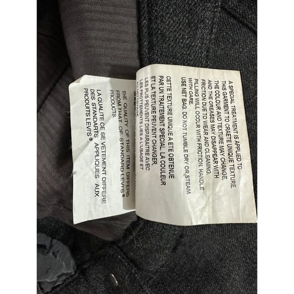 comme des garcon Junta Watanabe X Levi´s wool Pants Size L NWOT Levis - Picture 5 of 8